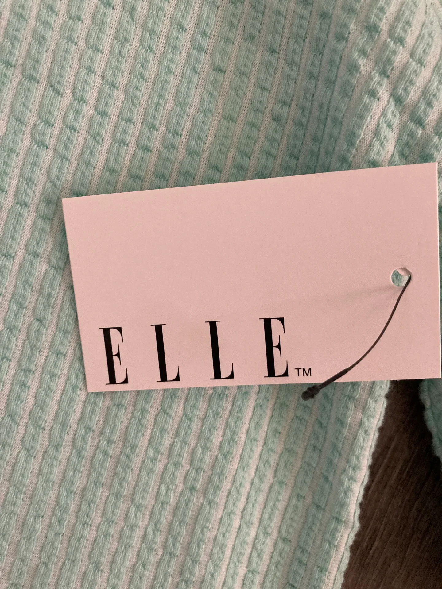 ELLE 3/4 Ruffle Sleeve Blouse Top Size M - Image 5