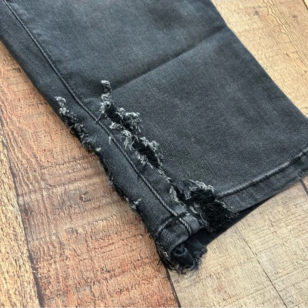 Judy Blue Distressed High Waist Black Skinny Capri Jeans 16W NWT New Plus Size - Image 3