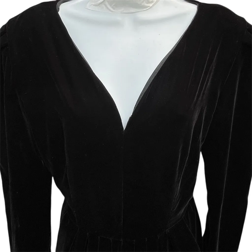 Vintage 1980’s Maggy London velvet pencil dress - Image 3