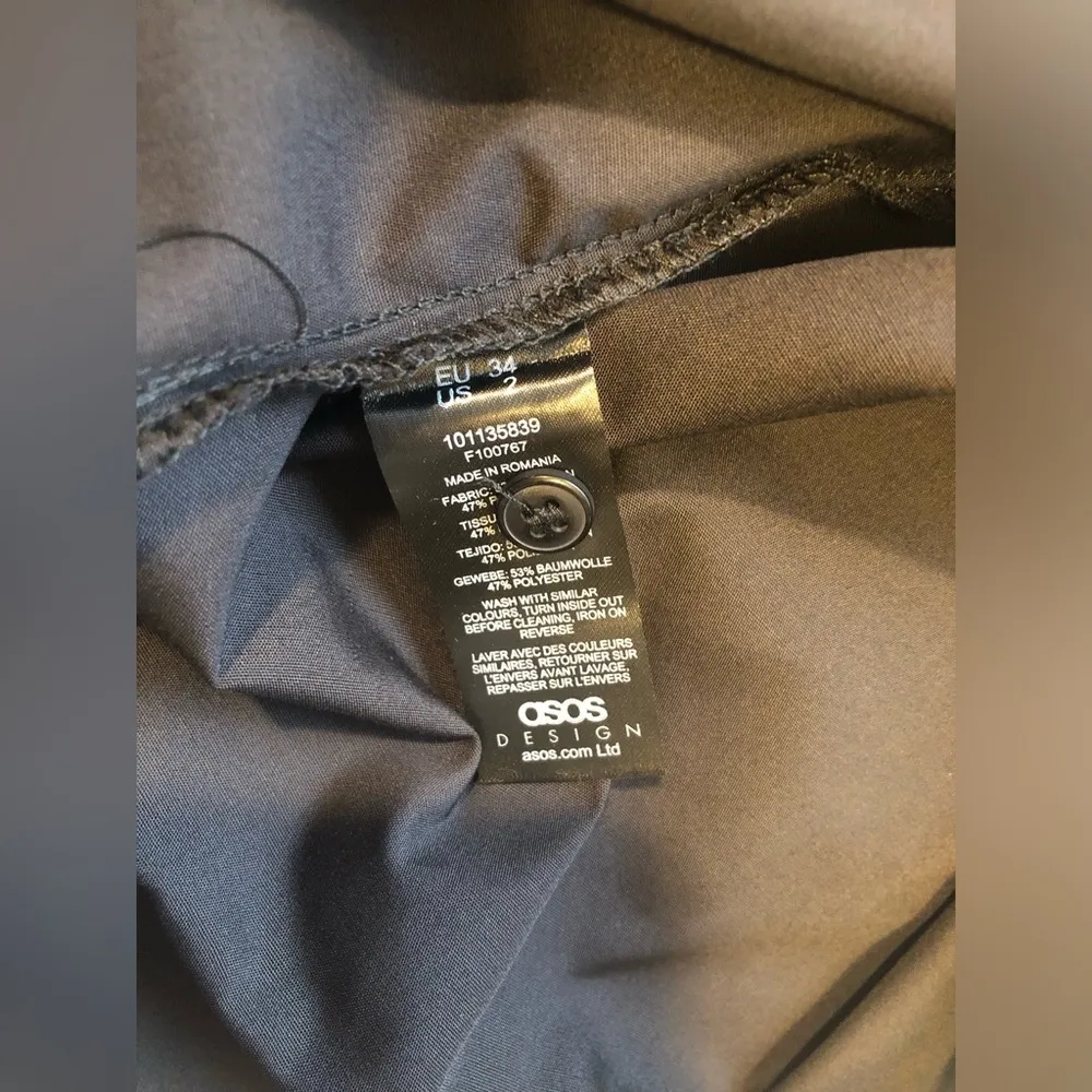 New without tag  DESIGN oversized boyfriend mini shirt dress, US size 2 - Image 6