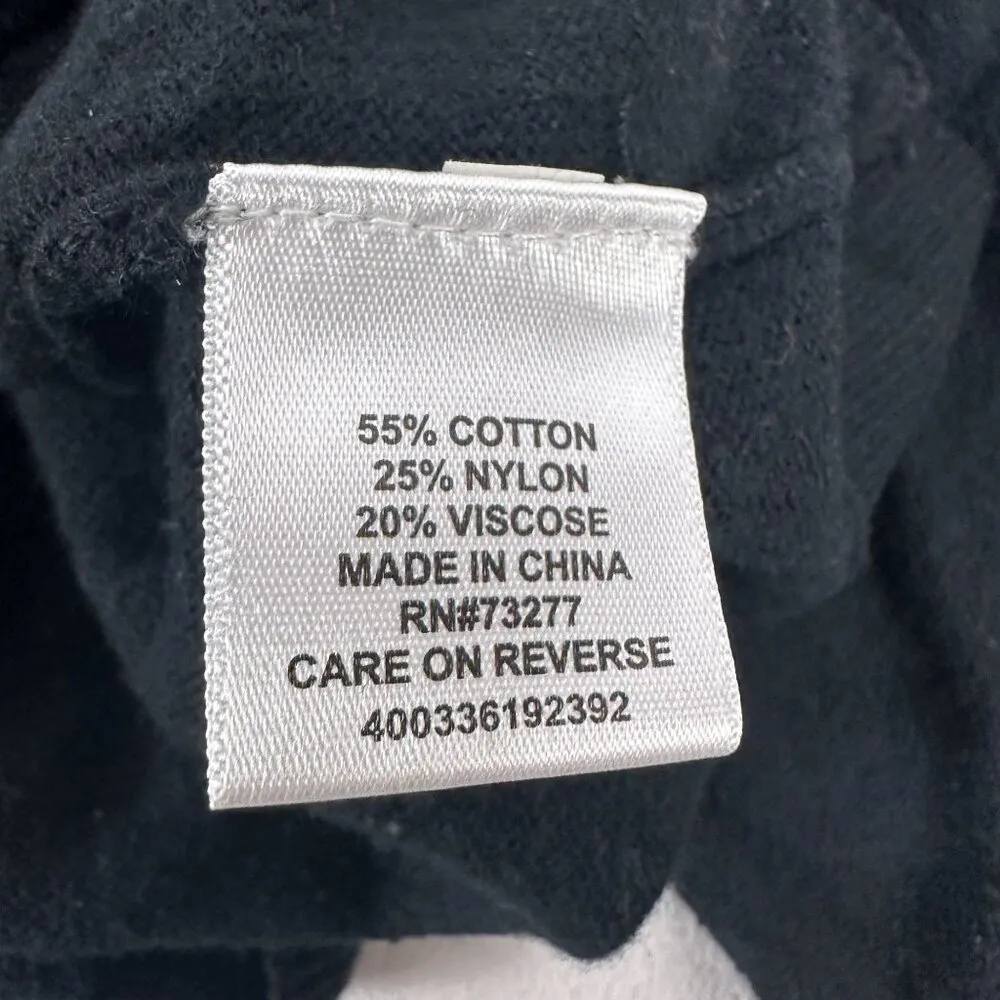 Elle Womens Black Cardigan Sweater Size L 55% Cotton/Nylon/Viscose - Image 4