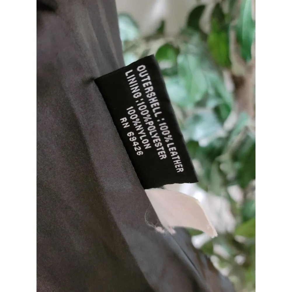 Pelle Studio Women's Black 100% Nylon Long Sleeve Buttons Style Casual Jacket S - Image 9