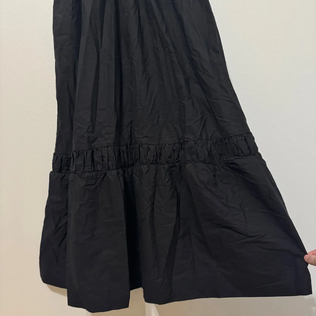 Anthropologie The Somerset Maxi Dress Size Medium Petite Tiered Square Neck - Image 5