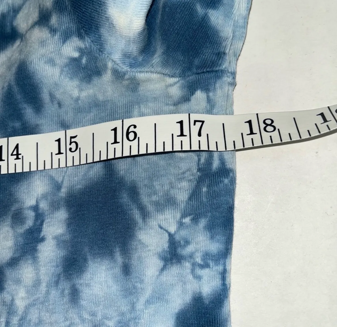 Sonoma Blue Tye Die Long Sleeve V Neck Shirt Women’s Size Small - Image 5