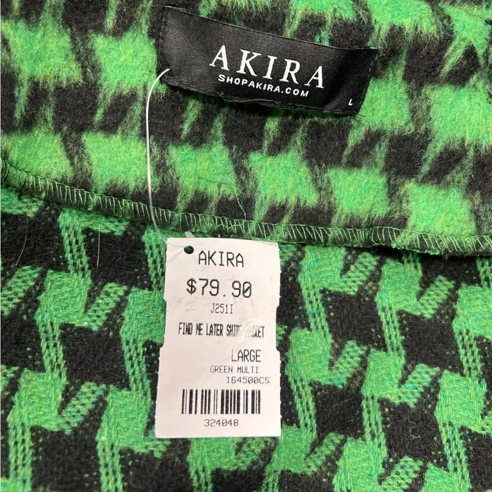 Akira Houndstooth Shacket L - Image 7