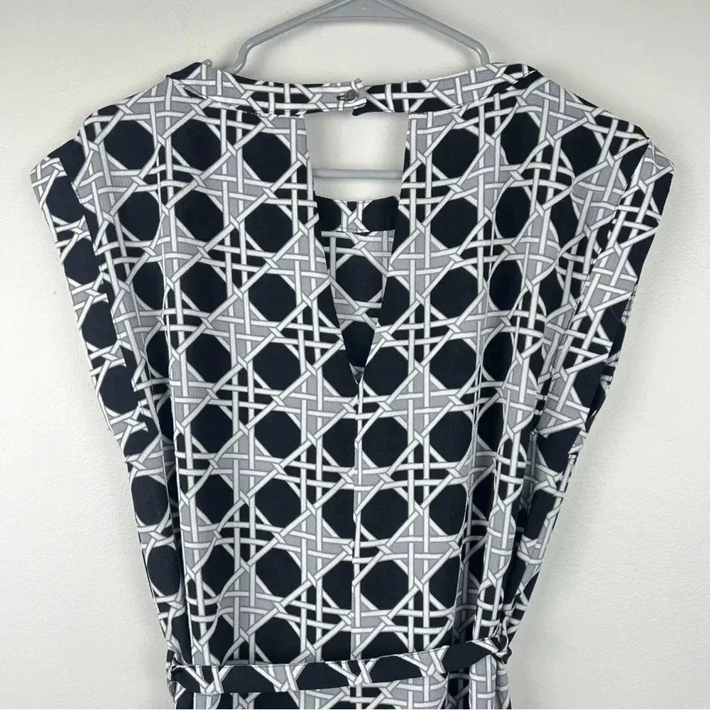 🎉 Beautiful‎ F&F Black and White Dress, Size 6 - Image 3