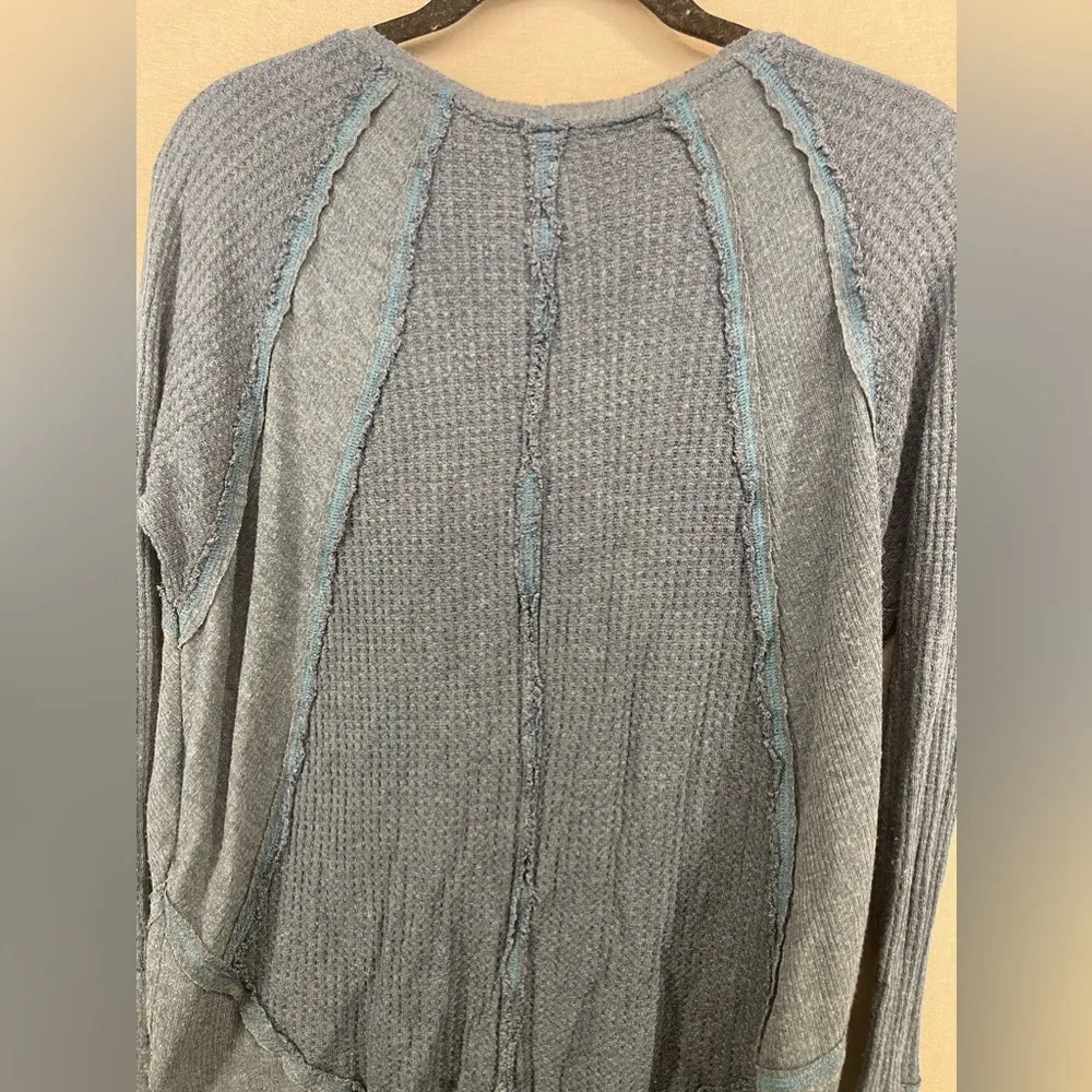 We the free blue long sleeve shirt size small - Image 5