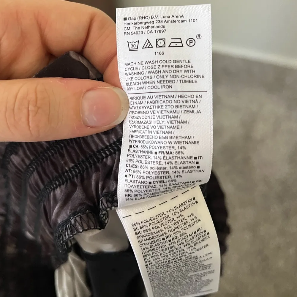 Athleta Grey Floral Savannah Jogger Pants Women’s Size 6T - Image 14