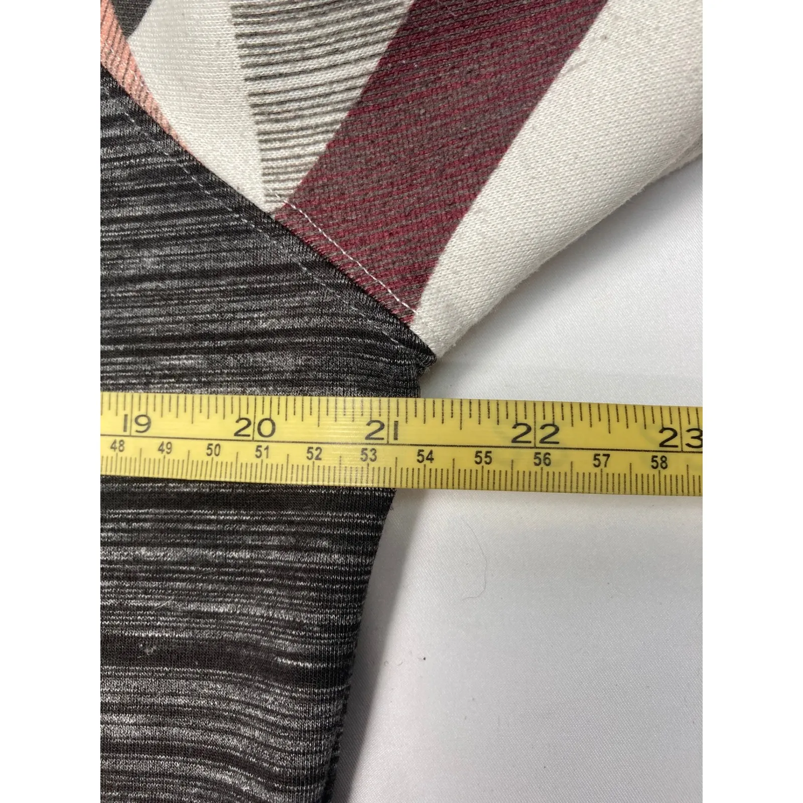 Hooey Medium‎ Pullover Hoodie Gray Geometric Print Long Sleeve - Image 6