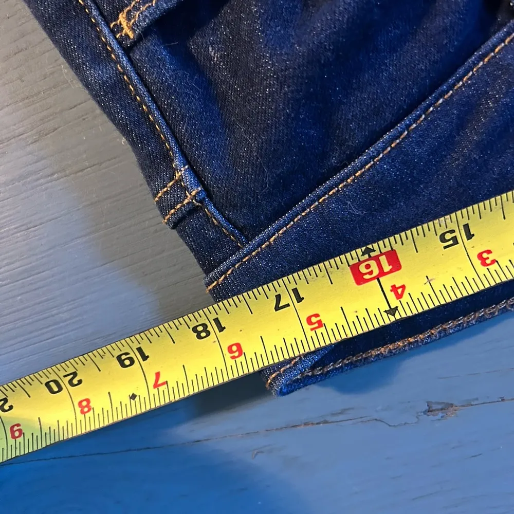 Old Navy High Rise Super Skinny Dark Wash Jeans, Size 14/32 - Image 4