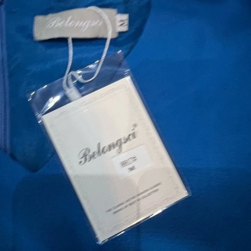 Blue layered bell sleeve shift dress size medium NWT - Image 8