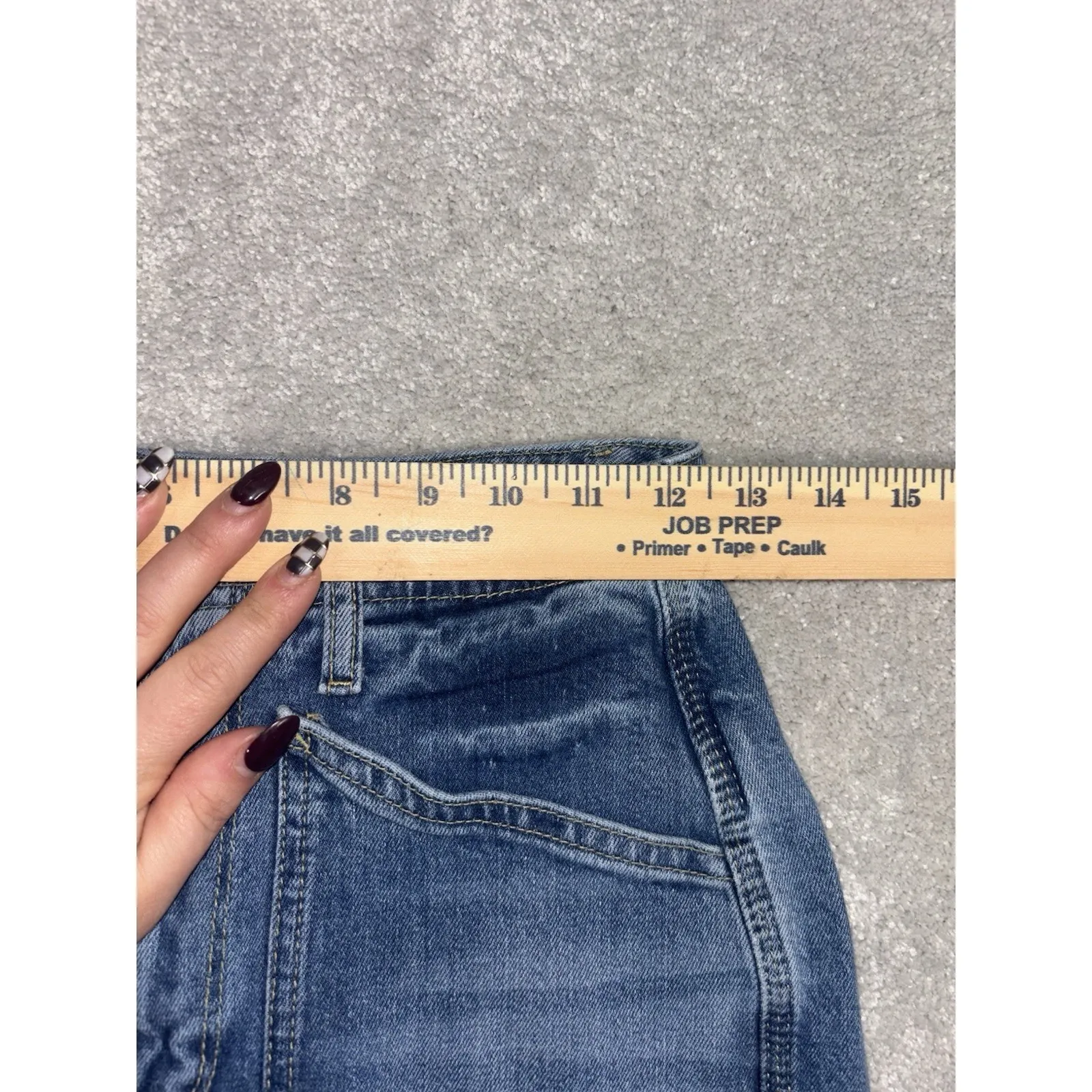 anthropologie pilcro carpenter wide leg jeans 25 med wash - Image 10