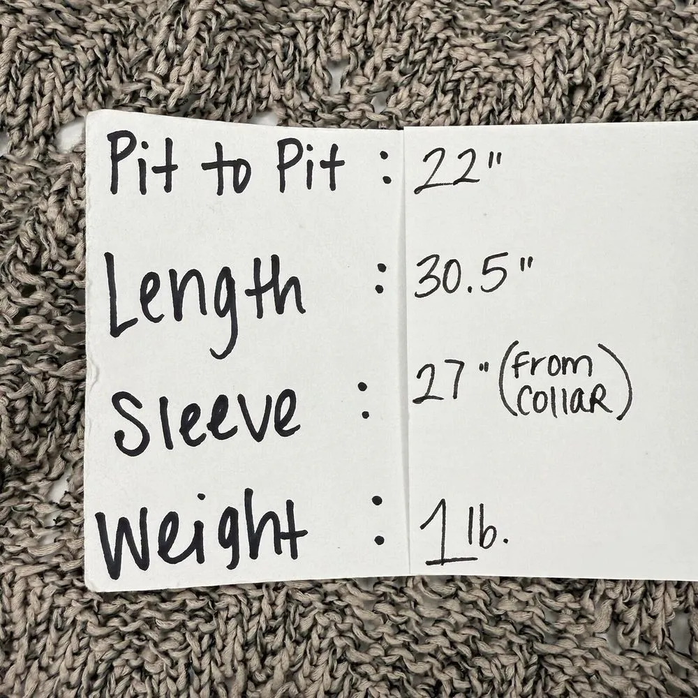 Theory Open Cardigan Sweater‎ | Women's Size PT (XS Tall) | Long Line | Stretch - Image 8