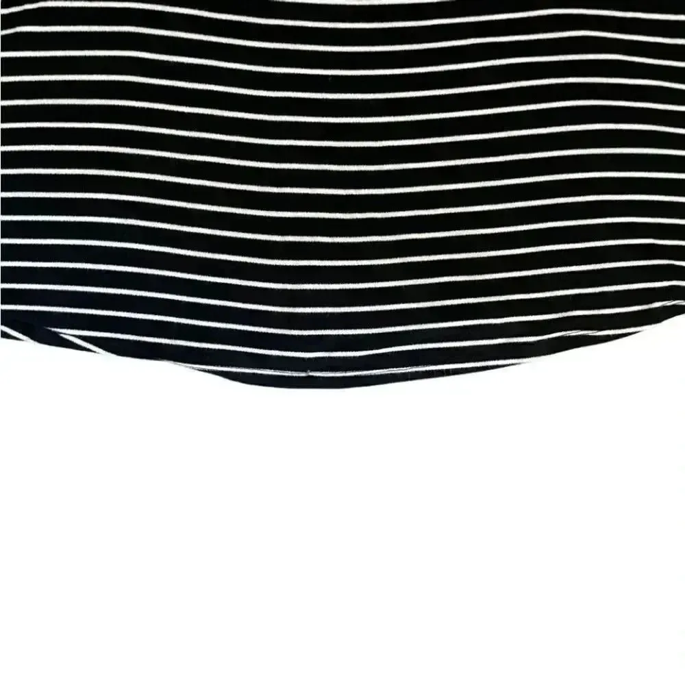 2 for $30 Anthropologie Saturday Sunday Navy White Stripes Crew Neck Dress  SZ S - Image 7