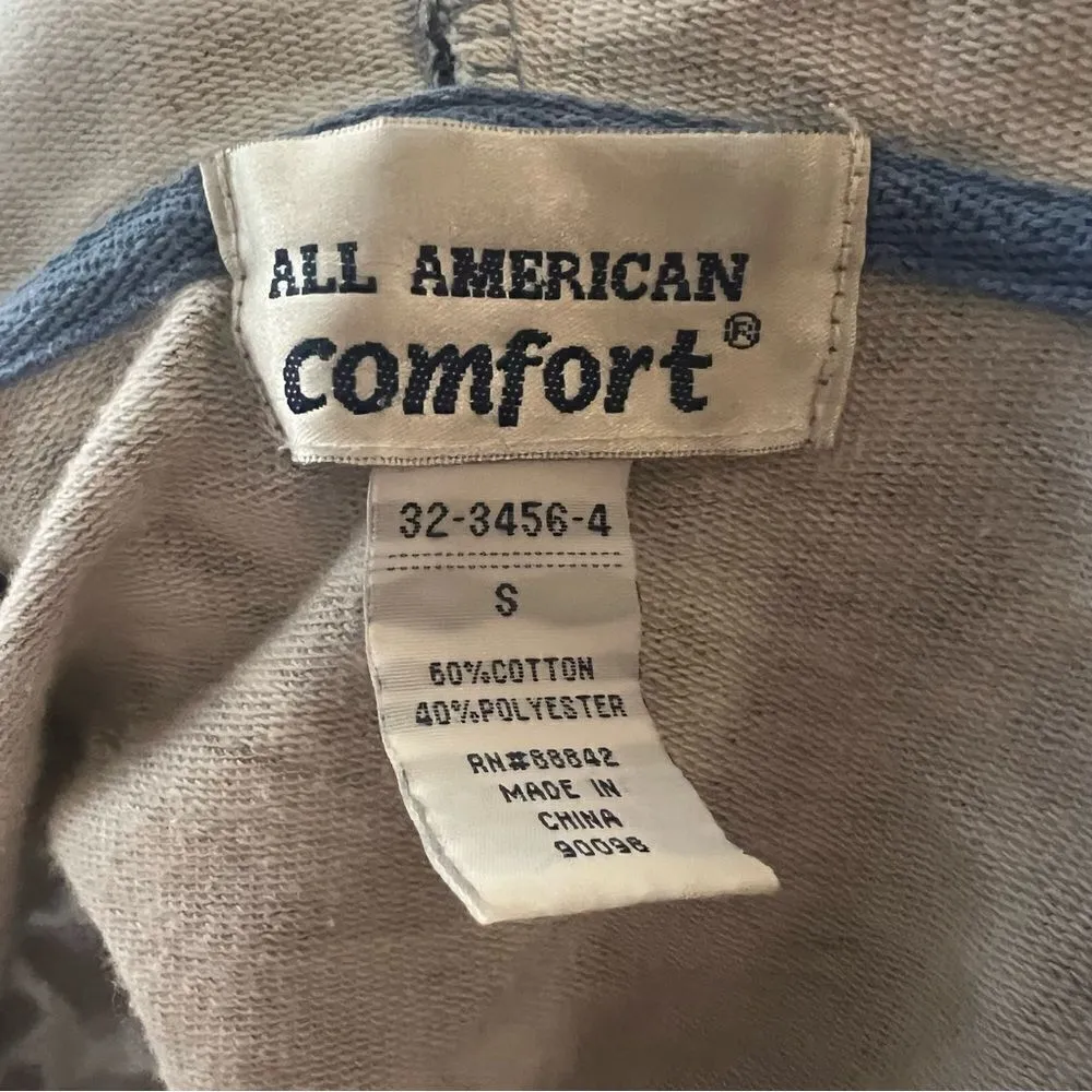 All American comfort women’s size small full‎ zip leopard print hoodie - Image 5