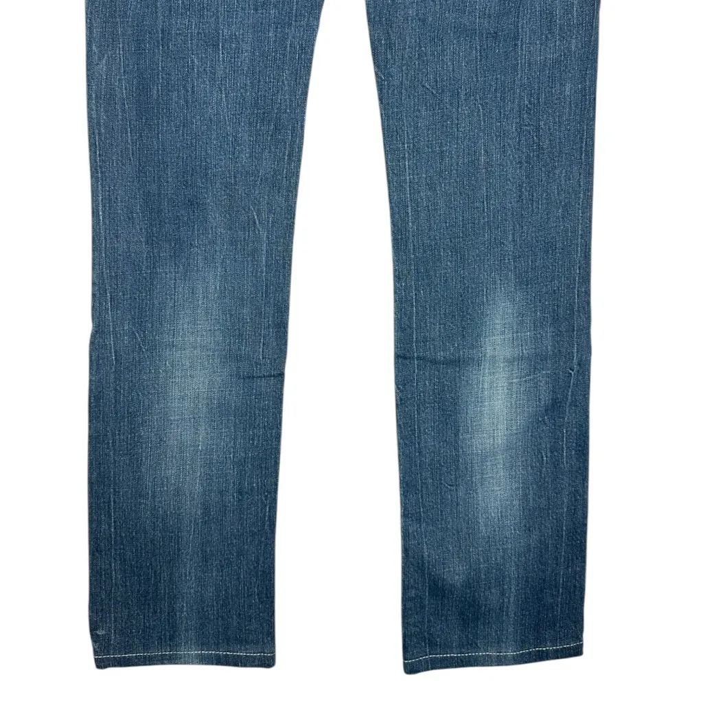 Miss Me Straight Bling Belt Rhinestone Studded Distressed Jeans Size 29 - Image 10