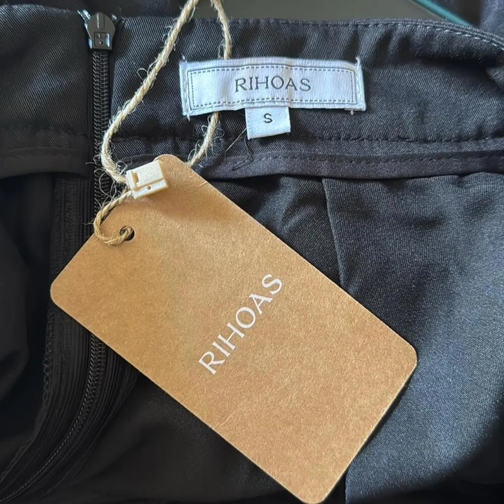 RIHOAS The Black High Waisted Pleated Midi Skirt only 68 - Image 6