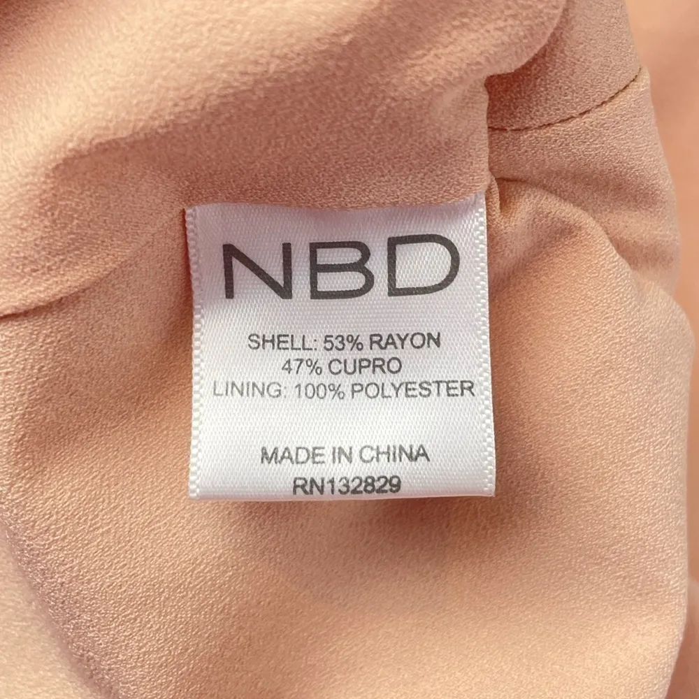 NBD x Revolve Twain Ruffle Mini Dress in‎ Sherbet Orange Size Small - Image 6