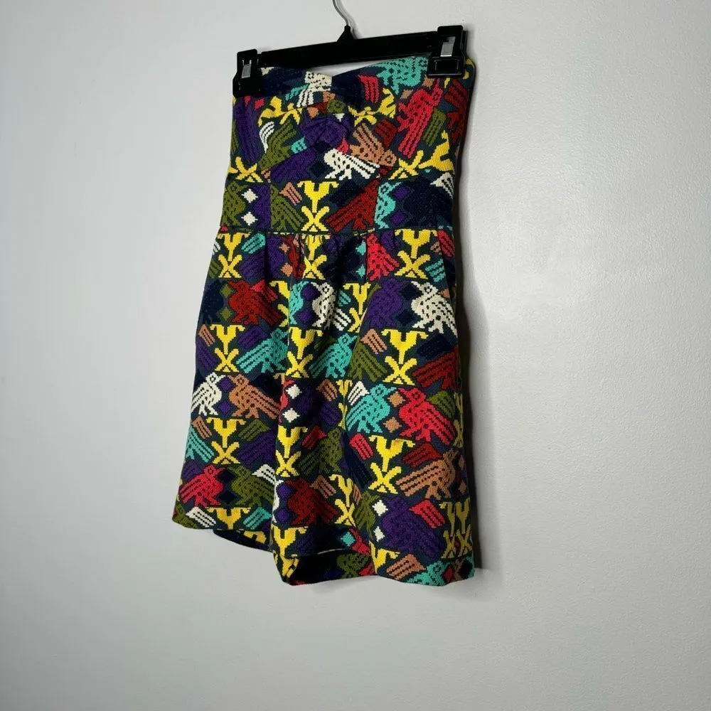 Tibi Multicolor Knit Skort Romper Dress size 2 - Image 2
