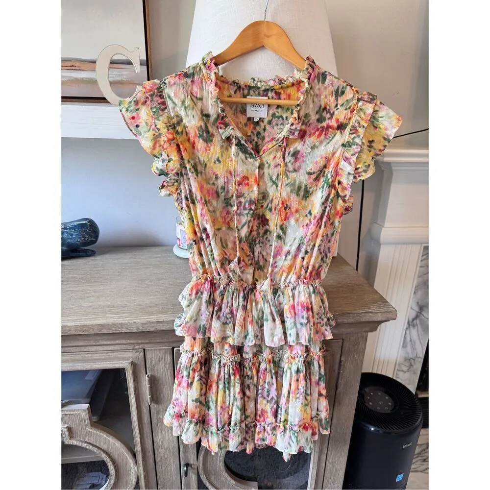 MISA Los Angeles Lilian Dress -Bahara Floral Size XS - Image 2