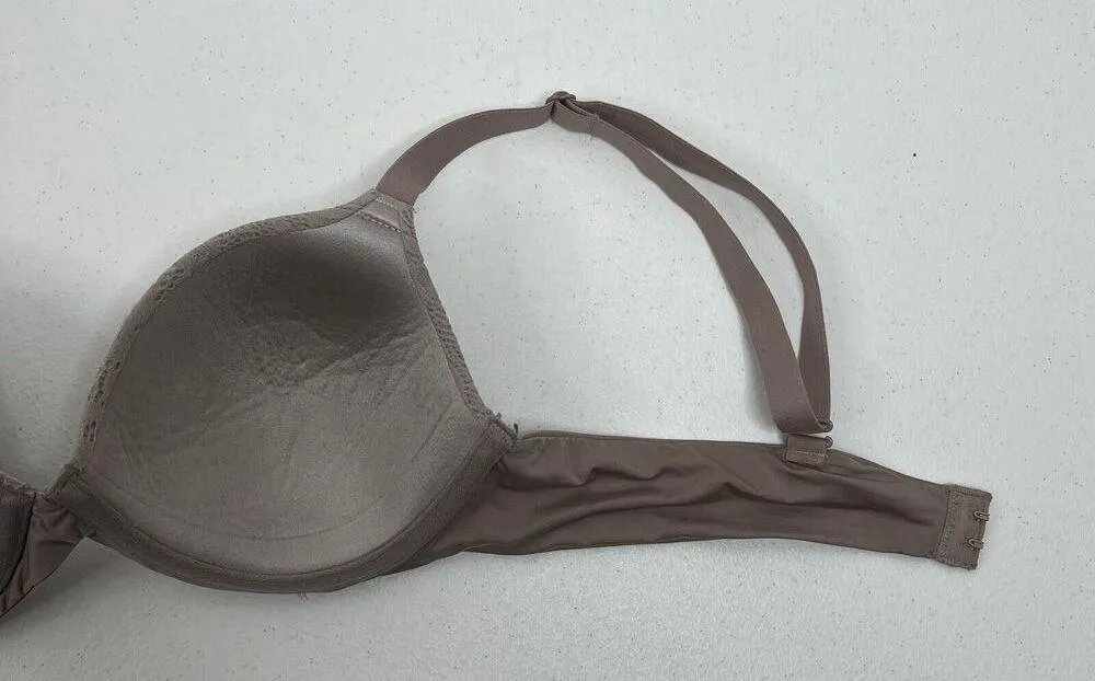 Maidenform Size 32A Bra One Fabulous Fit 2.0 Tailored Demi DM7543 Taupe Women's - Image 10