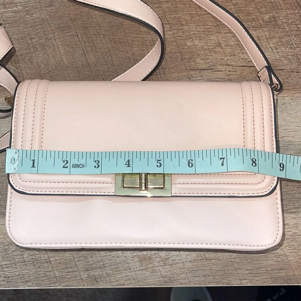 Charlie Paige Light Pink Adjustable Crossbody Bag Small - Image 6