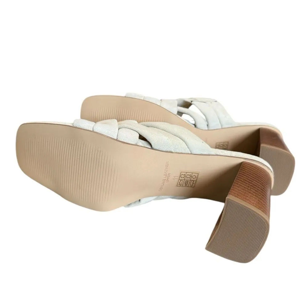 Journee Collection Cream High Heel Sandals - Image 5