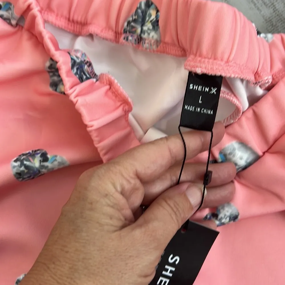 SheIn Fun Pink Diamond Sweatsuit - Image 2