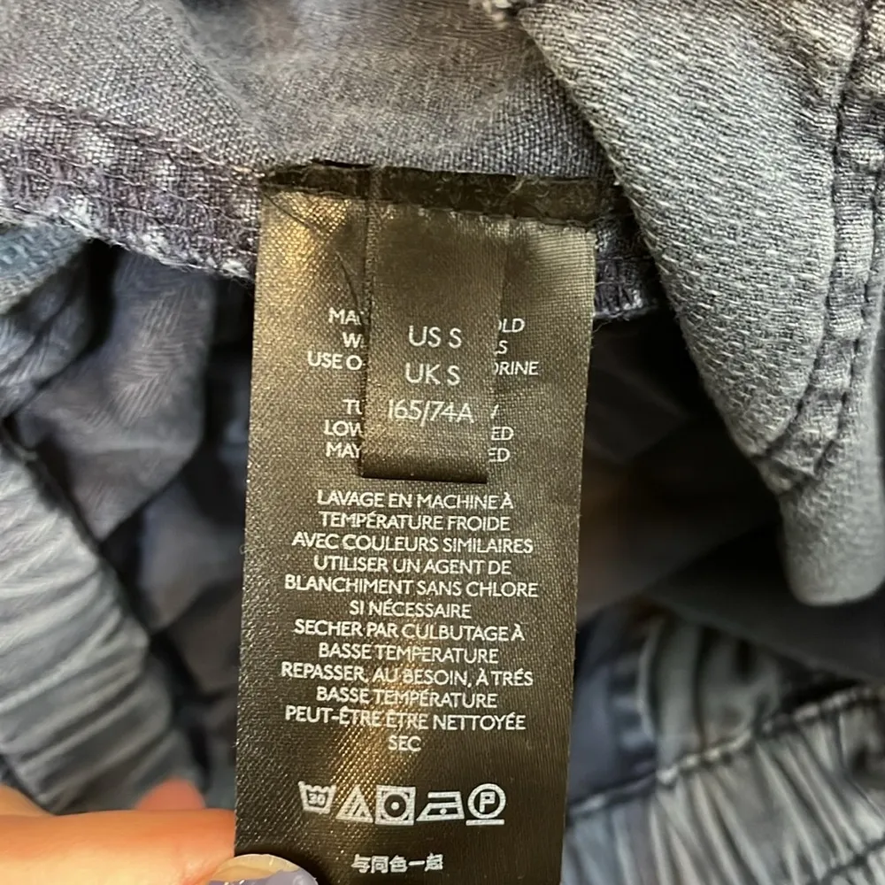 Free People Boyfriend Navy Zion Cargo Pants size S - Image 11