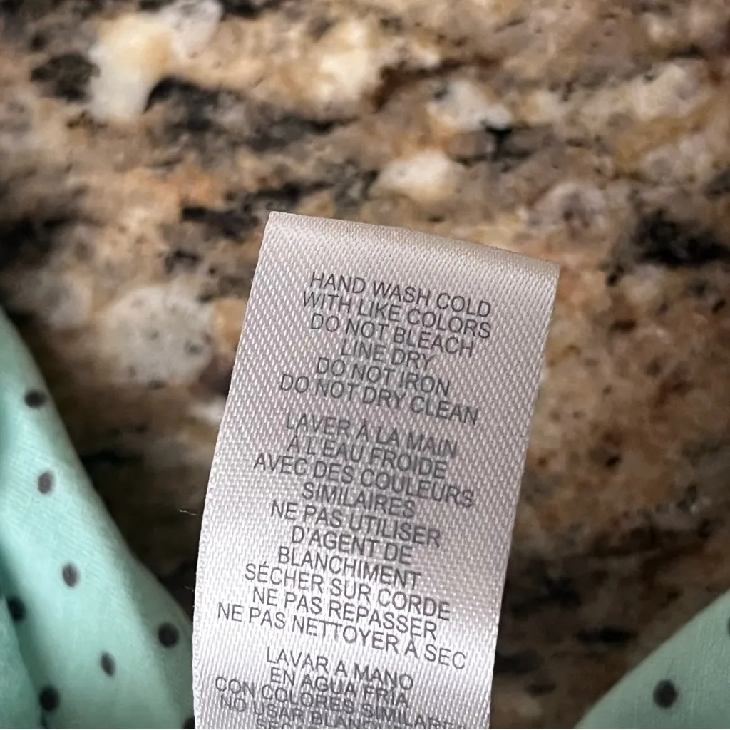 Kathy Ireland Lace Babydoll Top Sheer Polka Dot Mesh Lingerie Tank L - Image 6