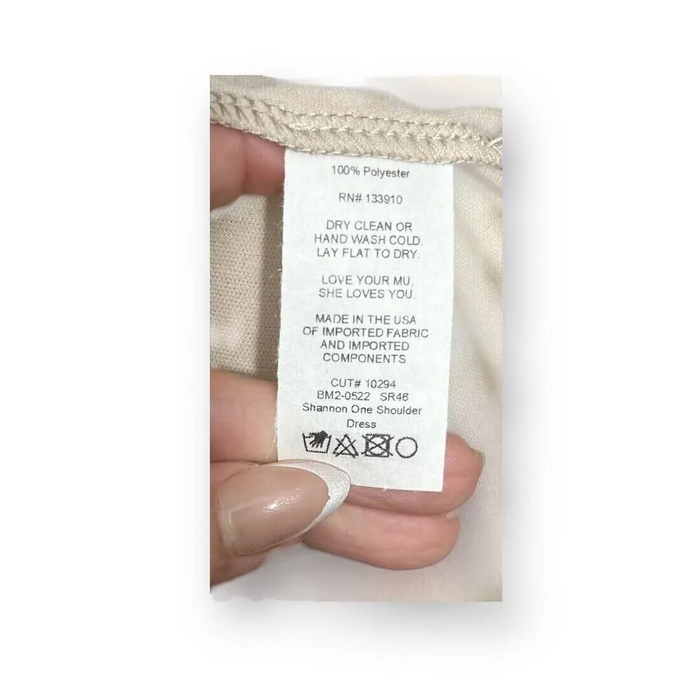 Show Me Your MuMu M Shannon One Shoulder Dress Show Me the Ring Slit Gown Formal - Image 4