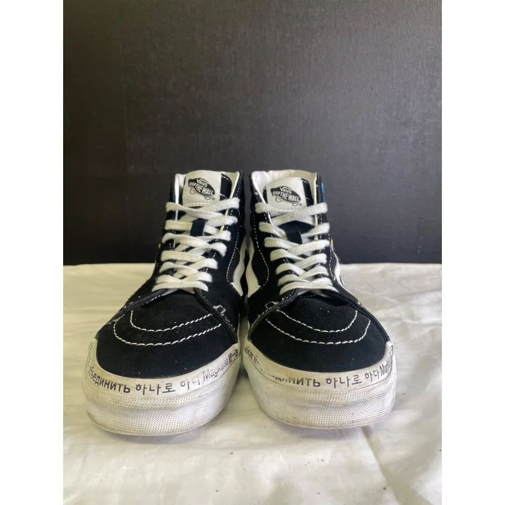 Vans Unisex Black Hi top Sneakers/Shoes Size M-6 W 7.5 SKU 2860 - Image 3