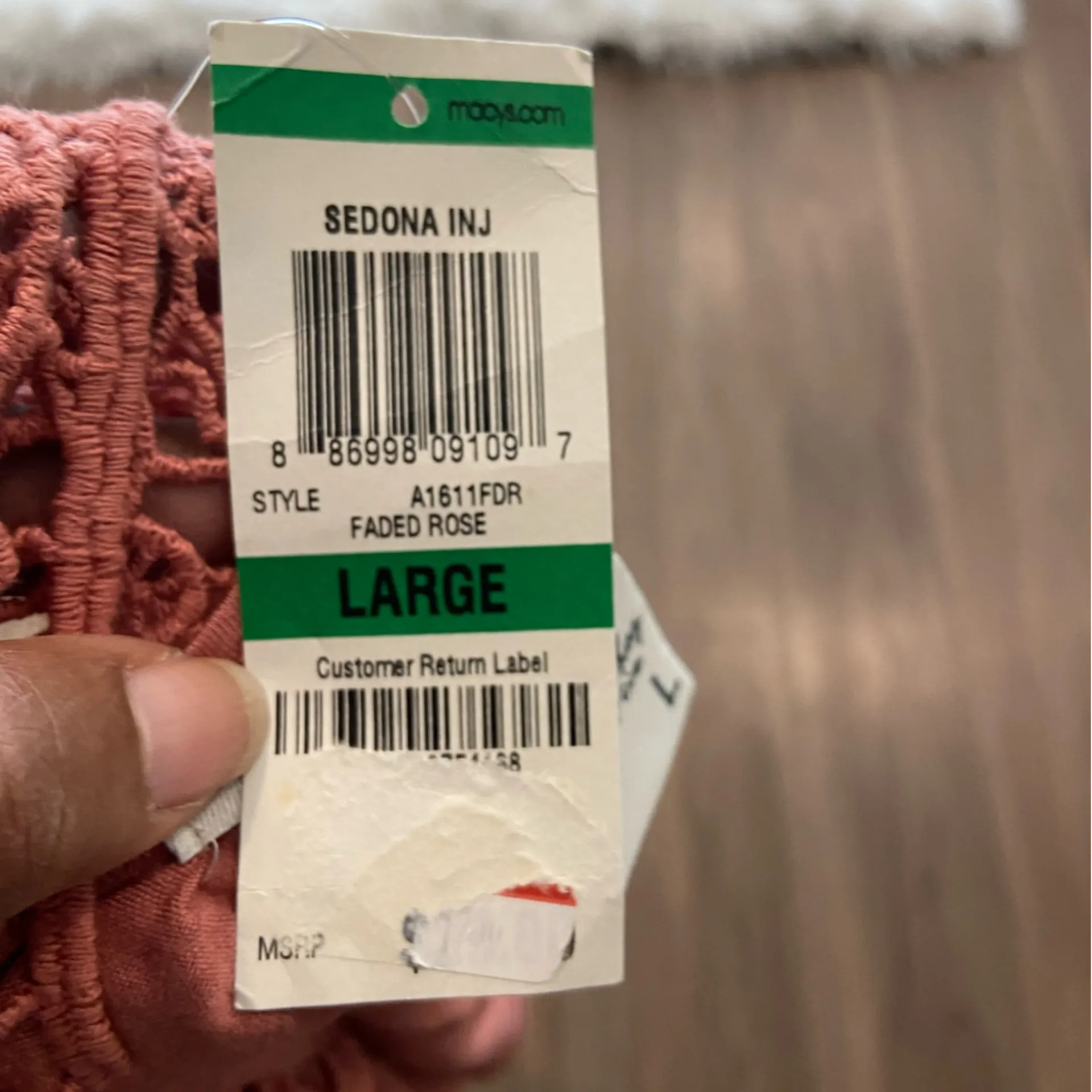 NWT American Rag Women's Pink Long Sleeve Top - Image 4