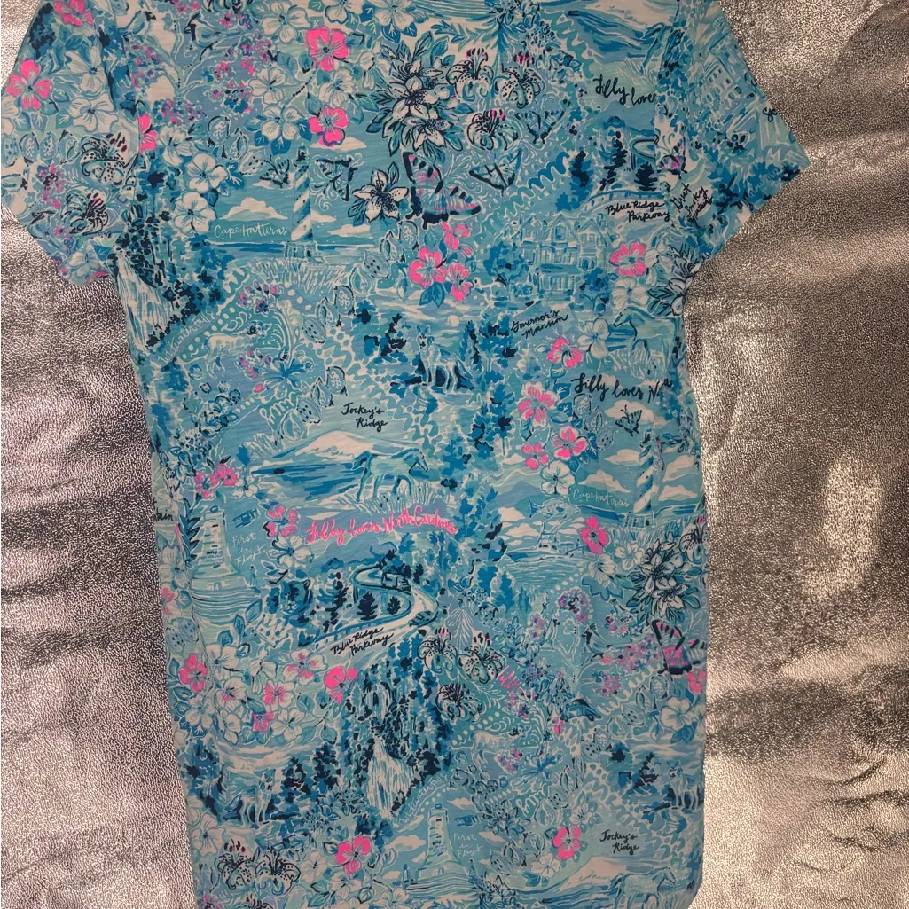 NWT Lilly Pulitzer Loves North Carolina Cotton Tee - Image 4