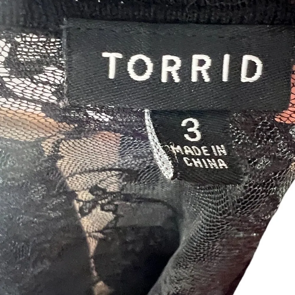 Torrid Black Lace Jacket‎ Cover-Up - Image 5