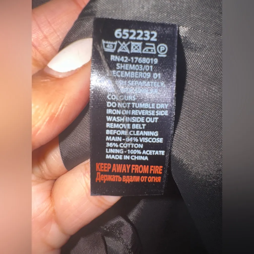 MONSOON brown and cream shift dress size 10 - Image 6