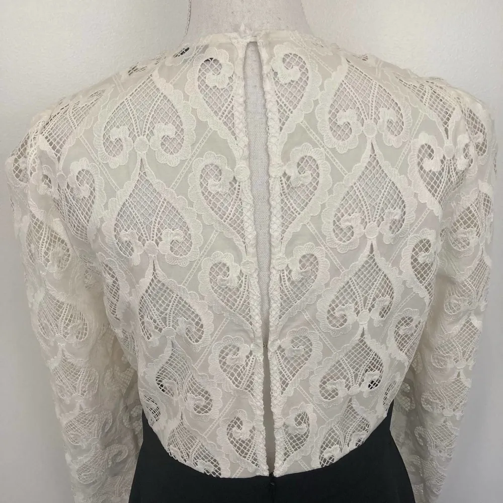 SANDRO PARIS Camelia Crocheted Lace Mini Dress - Image 5