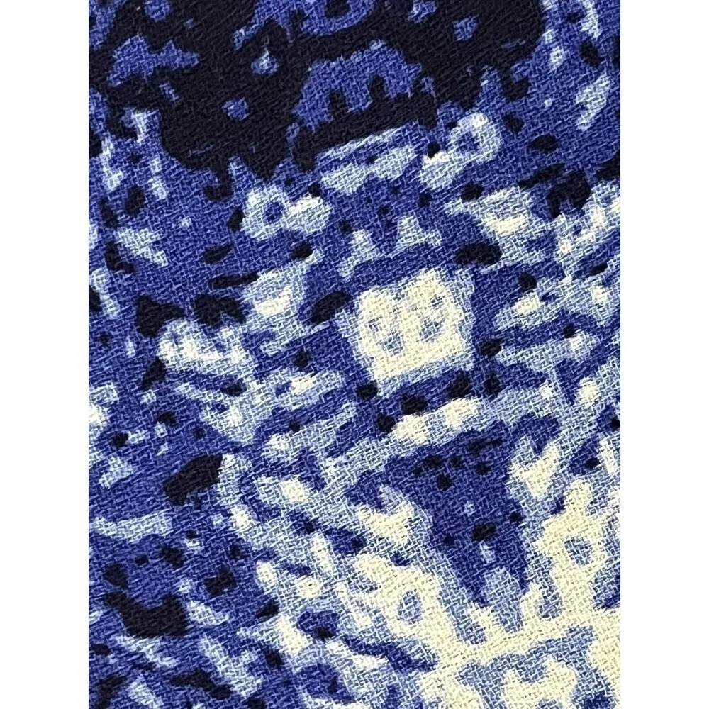 violet claire blouse Semi sheer Pullover Blouse S Modest Boho Mature Classic - Image 9