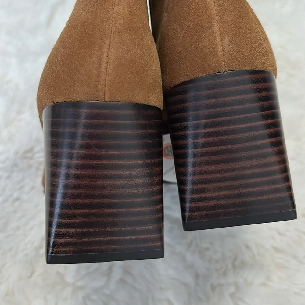 Blondo  Salome Waterproof Suede Ankle Boots Camel - Image 9