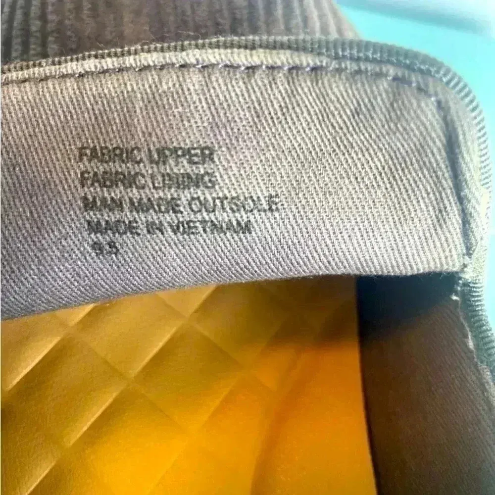 Birdies The‎ Swift Women's Size 9.5 Charcoal Gray Corduroy Slippers Shoes New - Image 6