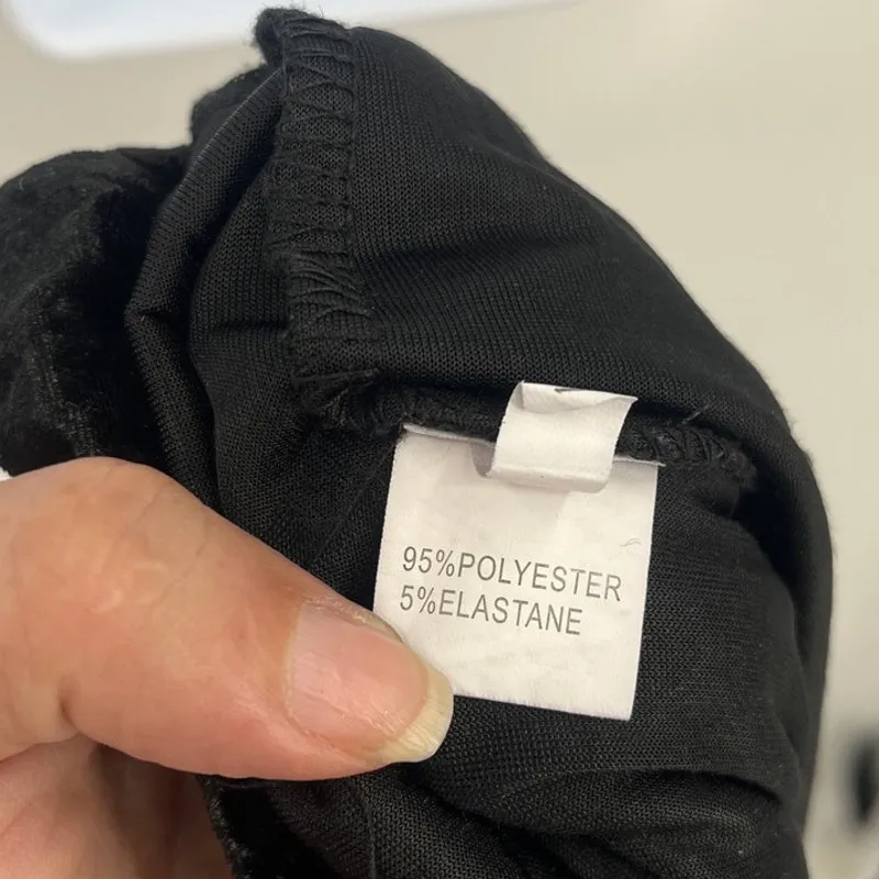 BLack Velvet Pleat Y2K Maxi Skirt XS Whimsigoth Goth Holiday Slit Romantic Glam - Image 9