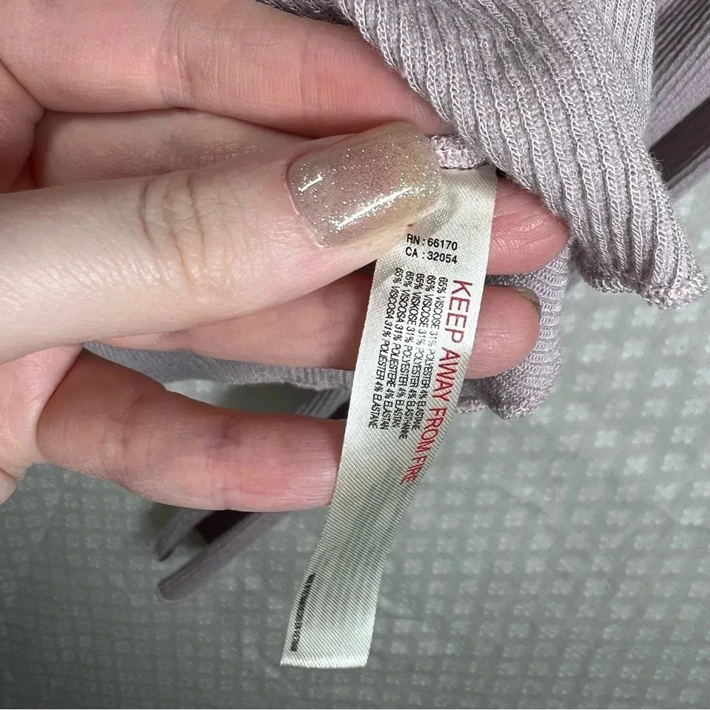 Free People  Intimately Pink Keep‎ It Basic Henley Top - Image 2