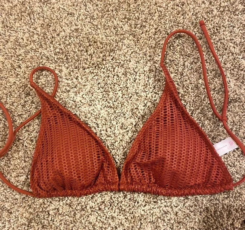 No Boundaries Rust Red Bikini - Image 2