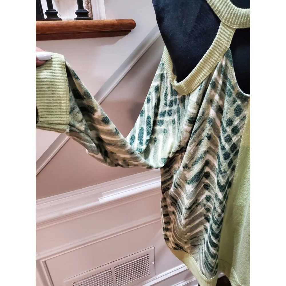 Cato Women's Green Rayon Round Neck Long Sleeve Pullover Casual Sweater 18/20W - Image 7