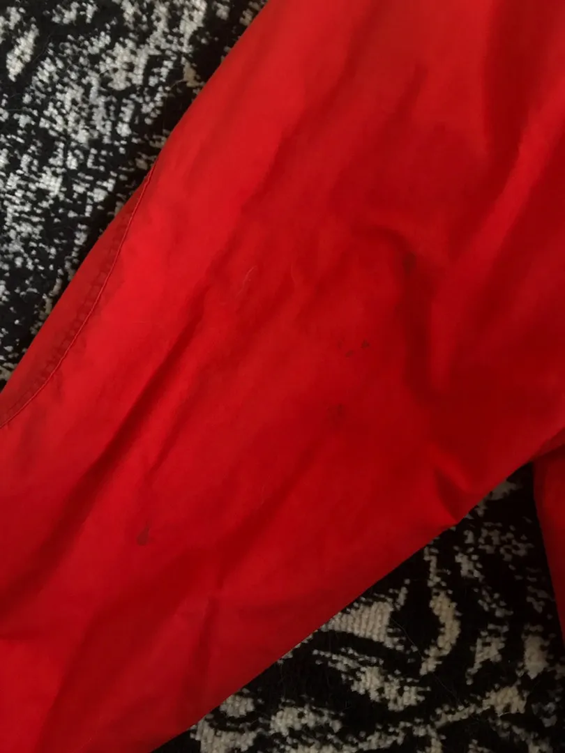 Red Bomber Jacket Size L - Image 8