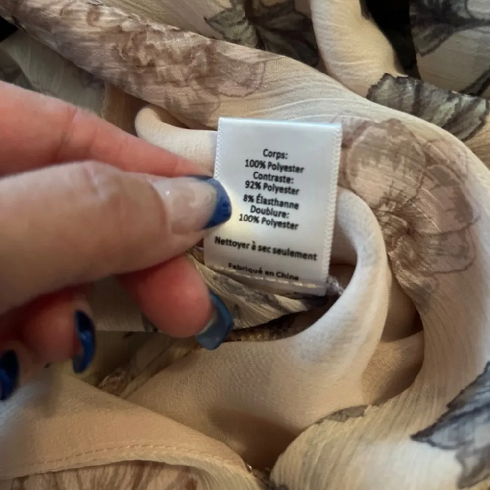 ASTR THE LABEL S Willow Floral Print Crossover Bodysuit - Image 10