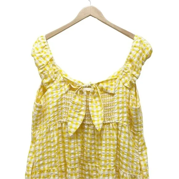 Old Navy Long Fit & Flare Tiered Seersucker All-Day Maxi Dress Women's Size XL - Image 5