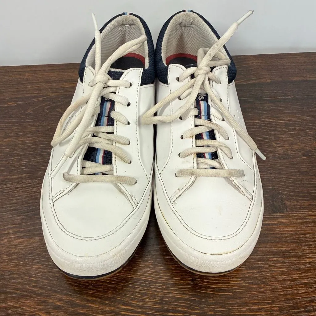 Keds Women’s white leather athletic shoe size 9 - Image 3