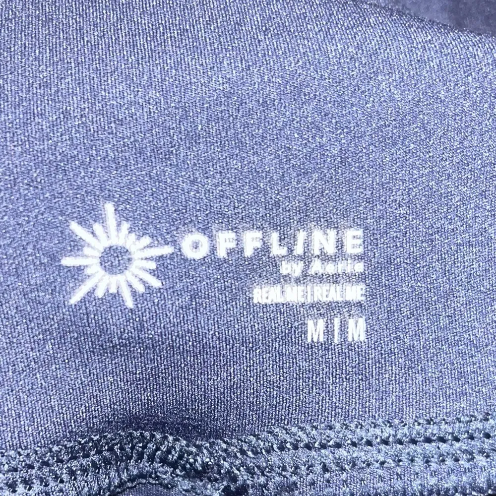 Aerie Offline Blue Flow Crossover Paisley Shorts - Image 3