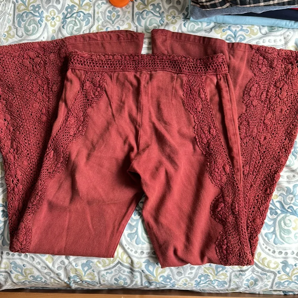 Neptune's Net Crochet Flare Pants - Image 6